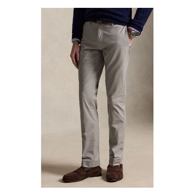 Polo Ralph Lauren para homem. 710B22623004 Calça chino Greenwich Slim Fit cinza, bege (38/34), Casual, Algodão, Clássico Polo Ralph Lauren para homem. 710B22623004 Calça chino Greenwich Slim Fit cinza, bege (38/34), Casual, Algodão, Clássico
