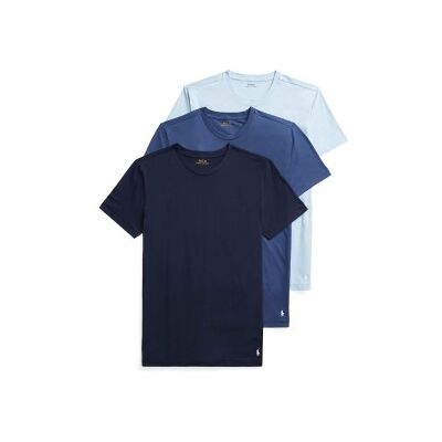 Polo Ralph Lauren para homem. 714830304019 Conjunto de 3 T-shirts azuis com gola redonda (S), Azul, Homewear, Algodão, Manga curta, Marinho Polo Ralph Lauren para homem. 714830304019 Conjunto de 3 T-shirts azuis com gola redonda (S), Azul, Homewear, Algodão, Manga curta, Marinho