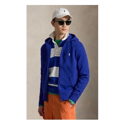 Polo Ralph Lauren para homem. 710881517512 Sweatshirt de malha dupla e fecho azul (L), Casual, Algodão Polo Ralph Lauren para homem. 710881517512 Sweatshirt de malha dupla e fecho azul (L), Casual, Algodão