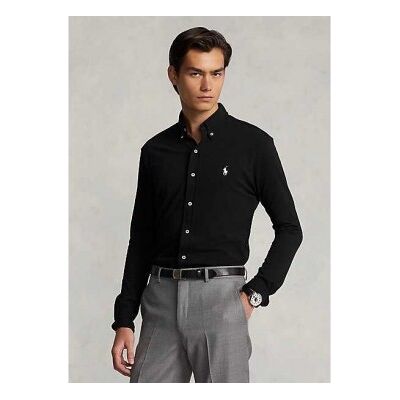 Polo Ralph Lauren para homem. 710654408089 Camisa piqué ultra-leve preta (XL), Preto, Casual, Algodão, Clássico, Manga comprida Polo Ralph Lauren para homem. 710654408089 Camisa piqué ultra-leve preta (XL), Preto, Casual, Algodão, Clássico, Manga comprida