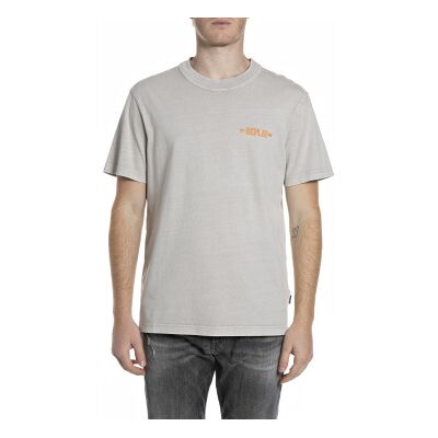 Replay para homem. M3398.000.22662N T-shirt cinzenta com logótipo (XL), Casual, Cinza, Algodão, Manga curta Replay para homem. M3398.000.22662N T-shirt cinzenta com logótipo (XL), Casual, Cinza, Algodão, Manga curta