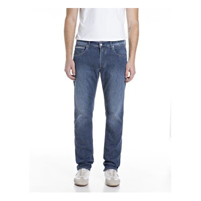 Replay para homem. MA972J.000.785154 Calças de ganga casuais azuis (30/32), Azul, Casual, Algodão Replay para homem. MA972J.000.785154 Calças de ganga casuais azuis (30/32), Azul, Casual, Algodão