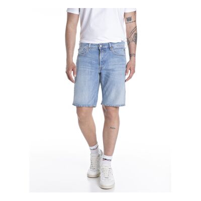 Replay para homem. M1072.000.573846 Calções de ganga azuis (34), Azul, Casual, Algodão, Denim Replay para homem. M1072.000.573846 Calções de ganga azuis (34), Azul, Casual, Algodão, Denim