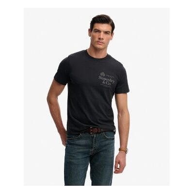 Superdry para homem. M1012392A Camiseta 1954 Company Corte Relaxado marinho (XXL), Casual, Algodão, Manga curta Superdry para homem. M1012392A Camiseta 1954 Company Corte Relaxado marinho (XXL), Casual, Algodão, Manga curta