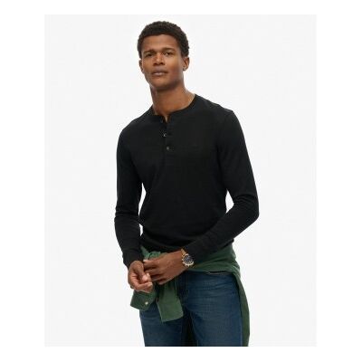 Superdry para homem. M6010907A T-shirt Classic Essential preta (XXL), Preto, Casual, Algodão, Manga comprida Superdry para homem. M6010907A T-shirt Classic Essential preta (XXL), Preto, Casual, Algodão, Manga comprida