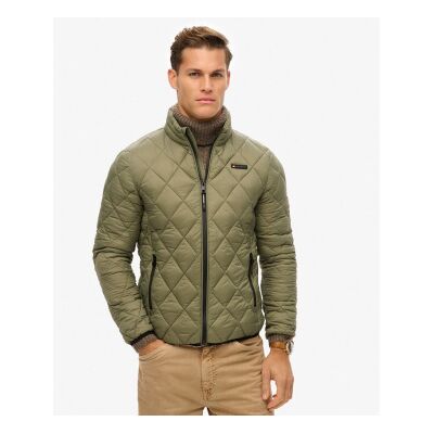 Superdry para homem. M5012145A Jaqueta Diamond Acolchoada verde (S), Casual, Náilon Superdry para homem. M5012145A Jaqueta Diamond Acolchoada verde (S), Casual, Náilon