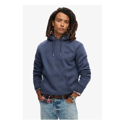 Superdry para homem. M2013110A Sweatshirt com logótipo essencial azul-marinho (XL), Casual, Algodão, Sustentável Superdry para homem. M2013110A Sweatshirt com logótipo essencial azul-marinho (XL), Casual, Algodão, Sustentável