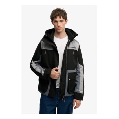 Superdry para homem. M5012326A Casaco corta-vento Block preto (XXL), Casual, Polister Reciclado Superdry para homem. M5012326A Casaco corta-vento Block preto (XXL), Casual, Polister Reciclado