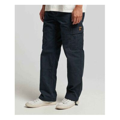 Superdry para homem. M7011029A Calças cargo folgadas da Marinha (30/32), Casual, Algodão, Marinho Superdry para homem. M7011029A Calças cargo folgadas da Marinha (30/32), Casual, Algodão, Marinho