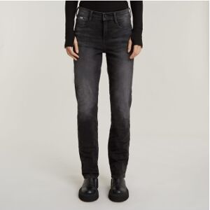 G-Star para mulher. D23951-D632-G108 Calças de ganga direitas Strace pretas (25/30), Preto, Casual, Algodão, Denim G-Star para mulher. D23951-D632-G108 Calças de ganga direitas Strace pretas (25/30), Preto, Casual, Algodão, Denim