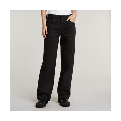 G-Star para mulher. D22889-B479-A810 Calças de ganga Judee Cintura baixa Preto solto (33/34), Casual, Algodão, Denim G-Star para mulher. D22889-B479-A810 Calças de ganga Judee Cintura baixa Preto solto (33/34), Casual, Algodão, Denim