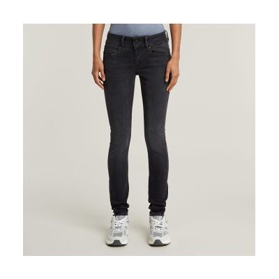 G-Star para mulher. 60883-C910-G108 Jeans Midge Cody Mid Skinny preto (29/32), Casual, Algodão, Denim G-Star para mulher. 60883-C910-G108 Jeans Midge Cody Mid Skinny preto (29/32), Casual, Algodão, Denim