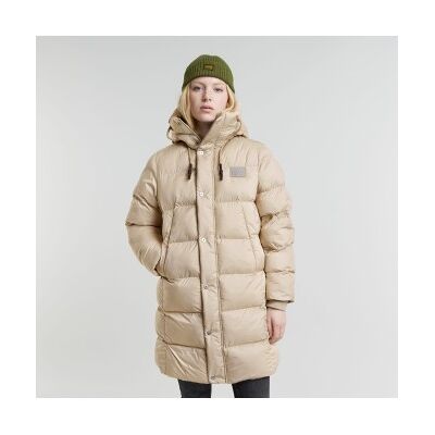 G-Star para mulher. D25188-B958-B736 Parka com pulôver Whistler bege (S), Casual, Polister Reciclado, Sustentável G-Star para mulher. D25188-B958-B736 Parka com pulôver Whistler bege (S), Casual, Polister Reciclado, Sustentável