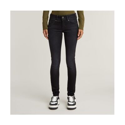 G-Star para mulher. 60883-C910-A799 Jeans Midge Cody Mid Skinny cinzento escuro (27/32), Casual, Cinza, Algodão, Denim G-Star para mulher. 60883-C910-A799 Jeans Midge Cody Mid Skinny cinzento escuro (27/32), Casual, Cinza, Algodão, Denim