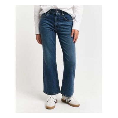 Gant para mulher. 4100243 Calças de ganga flare azuis (29), Azul, Casual, Algodão, Denim Gant para mulher. 4100243 Calças de ganga flare azuis (29), Azul, Casual, Algodão, Denim