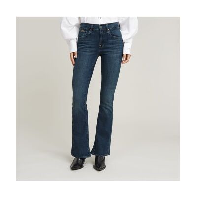 G-Star para mulher. D21290-D987-H281 Calças de ganga 3301 Flare azul (32/30), Casual, Denim, Sustentável, Algodão Reciclado G-Star para mulher. D21290-D987-H281 Calças de ganga 3301 Flare azul (32/30), Casual, Denim, Sustentável, Algodão Reciclado