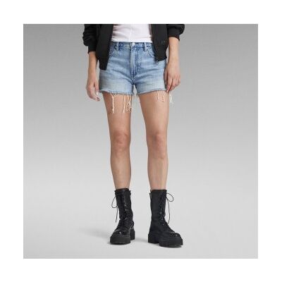 G-Star para mulher. D24376-D536-G339 Calções True Raw Edge azuis (30), Azul, Casual, Algodão, Denim G-Star para mulher. D24376-D536-G339 Calções True Raw Edge azuis (30), Azul, Casual, Algodão, Denim