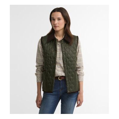 Barbour para mulher. LGI0229 Colete Darwen Quilted verde oliva (XS), Casual, Poliamida Barbour para mulher. LGI0229 Colete Darwen Quilted verde oliva (XS), Casual, Poliamida