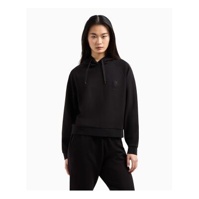 Armani Exchange XW000827AF13397UC001 Moletom com Logo Preto - Moletom Armani Exchange XW000827AF13397UC001 Moletom com Logo Preto - Moletom