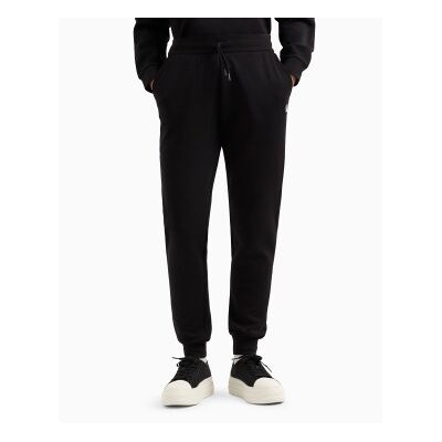 A X Armani Exchange para mulher. XW000824AF10818UC001 Calças Jogger Icon pretas (S), Preto, Casual, Algodão A X Armani Exchange para mulher. XW000824AF10818UC001 Calças Jogger Icon pretas (S), Preto, Casual, Algodão