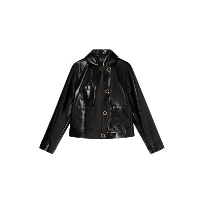 A X Armani Exchange para mulher. XW001811AF18859UC001 Casaco Ranglan (L), Preto, Casual, Viscoso A X Armani Exchange para mulher. XW001811AF18859UC001 Casaco Ranglan (L), Preto, Casual, Viscoso