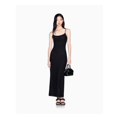 A X Armani Exchange para mulher. XW002054AF21292UC001 Vestido Bodycon Finn preto (L), Casual, Sapatos de Festa, Poliamida, Sem mangas / corr A X Armani Exchange para mulher. XW002054AF21292UC001 Vestido Bodycon Finn preto (L), Casual, Sapatos de Festa, Poliamida, Sem mangas / corr