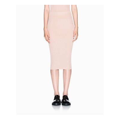 A X Armani Exchange para mulher. XW001877AF11957M4014 Saia midi de cintura alta nude (XS), Casual, Clássico, Viscoso, Nua A X Armani Exchange para mulher. XW001877AF11957M4014 Saia midi de cintura alta nude (XS), Casual, Clássico, Viscoso, Nua