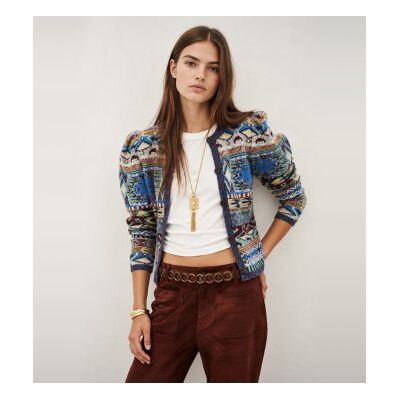 BA&SH; para mulher. 1H26MAJA Cardigan Maja multicolor (34), Casual, Lã BA&SH; para mulher. 1H26MAJA Cardigan Maja multicolor (34), Casual, Lã