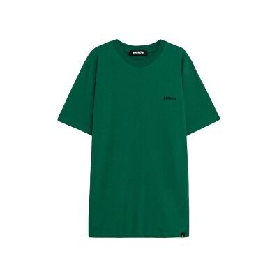 Barrow unisex. S5BWUATH150 T-shirt verde (S), Casual, Algodão, Manga curta Barrow unisex. S5BWUATH150 T-shirt verde (S), Casual, Algodão, Manga curta