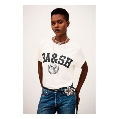 BA&SH; para mulher. 1H24IONI T-shirt Ioni bege (36), Casual, Algodão, Manga curta BA&SH; para mulher. 1H24IONI T-shirt Ioni bege (36), Casual, Algodão, Manga curta