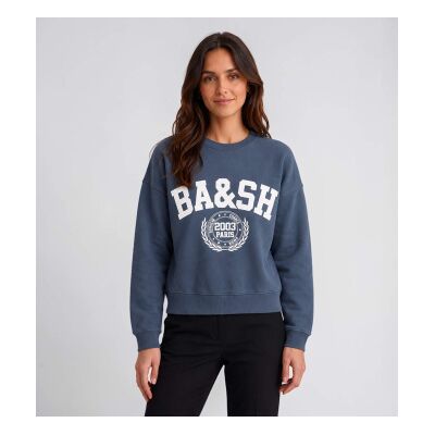 BA&SH; para mulher. 1H26BENJ Sweatshirt Benjamin azul (36), Casual, Algodão BA&SH; para mulher. 1H26BENJ Sweatshirt Benjamin azul (36), Casual, Algodão