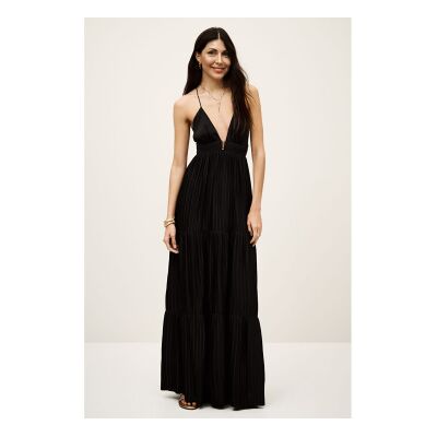 BA&SH; para mulher. 1H23WAST Vestido Wasta preto (34), Casual, Poliéster, Sem mangas / correias BA&SH; para mulher. 1H23WAST Vestido Wasta preto (34), Casual, Poliéster, Sem mangas / correias