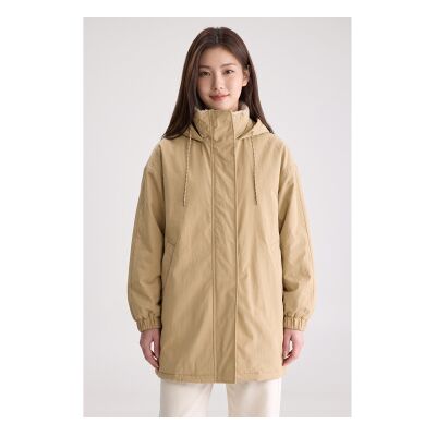 Bellerose para mulher. BW262518 P1722 Casaco Jade62 bege (XS), Casual, Algodão Bellerose para mulher. BW262518 P1722 Casaco Jade62 bege (XS), Casual, Algodão