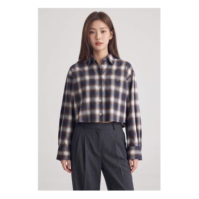 Bellerose para mulher. BW262413 C1435 Camisa Johan62 marinho (XS), Casual, Algodão, Manga comprida Bellerose para mulher. BW262413 C1435 Camisa Johan62 marinho (XS), Casual, Algodão, Manga comprida