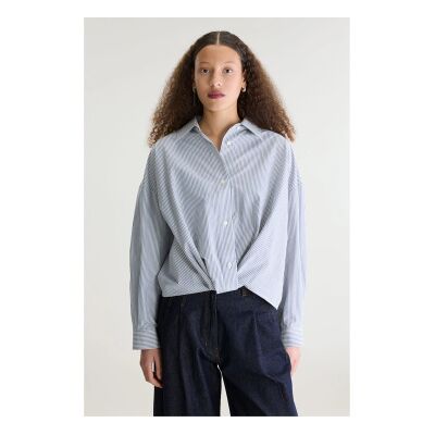 Bellerose para mulher. BW262418 S1158 Camisa Tonny azul (XXS), Casual, Algodão, Manga comprida Bellerose para mulher. BW262418 S1158 Camisa Tonny azul (XXS), Casual, Algodão, Manga comprida