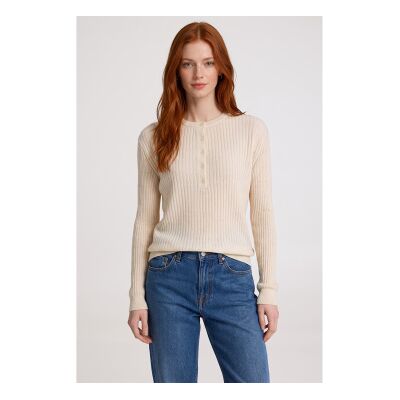 Bellerose para mulher. BW262927 K1714U Jersey Aryro bege (M), Casual, Lã, Manga comprida Bellerose para mulher. BW262927 K1714U Jersey Aryro bege (M), Casual, Lã, Manga comprida