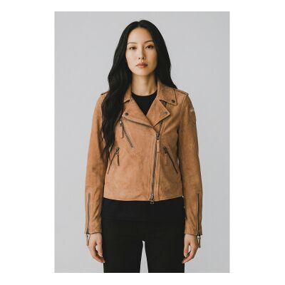 Blauer para mulher. 26SBLDL02447 Casaco castanho-cereja (L), Marrom, Casual, Pele Blauer para mulher. 26SBLDL02447 Casaco castanho-cereja (L), Marrom, Casual, Pele