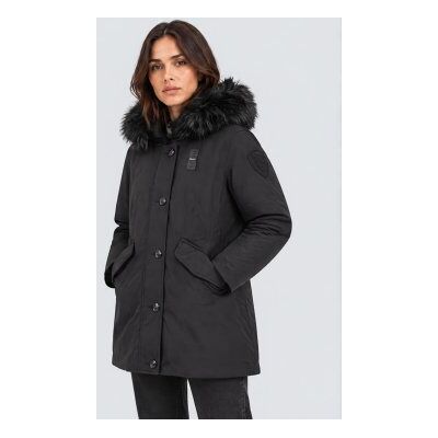 Blauer para mulher. 26WBLDB03386 Casaco Irma preto (S), Casual, Poliéster Blauer para mulher. 26WBLDB03386 Casaco Irma preto (S), Casual, Poliéster