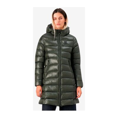 Blauer para mulher. 25WBLDK02069 Casaco comprido Adelaide verde (S), Casual, Poliamida Blauer para mulher. 25WBLDK02069 Casaco comprido Adelaide verde (S), Casual, Poliamida