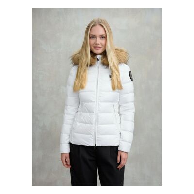 Blauer para mulher. 25WBLDC03099 Casaco Arcadia branco (L), Casual, Poliamida Blauer para mulher. 25WBLDC03099 Casaco Arcadia branco (L), Casual, Poliamida