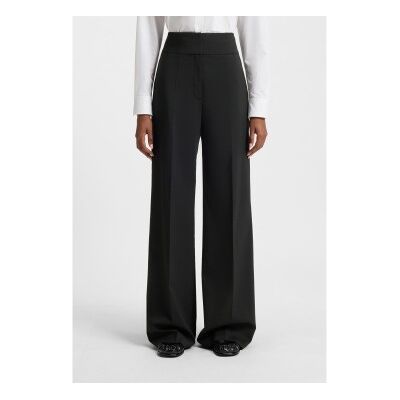 HUGO para mulher. 50516143 Calças Himia pretas (38), Preto, Casual, Poliéster HUGO para mulher. 50516143 Calças Himia pretas (38), Preto, Casual, Poliéster