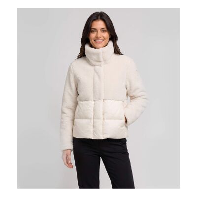 Colmar para mulher. 22000010-1JD Casaco acolchoado de borreguinho branco sujo (44), Casual, Poliéster Colmar para mulher. 22000010-1JD Casaco acolchoado de borreguinho branco sujo (44), Casual, Poliéster