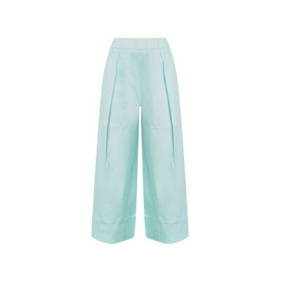 Colmar para mulher. 0600-4ZA Calças azuis de perna larga (46), Azul, Casual, Algodão Colmar para mulher. 0600-4ZA Calças azuis de perna larga (46), Azul, Casual, Algodão