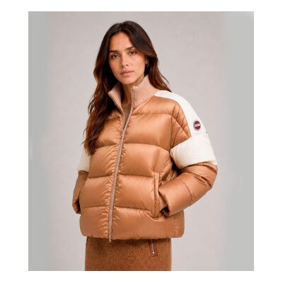 Colmar para mulher. 22000024-3JQ Plumífero Heritage puffy castanho (44), Marrom, Casual, Poliamida Colmar para mulher. 22000024-3JQ Plumífero Heritage puffy castanho (44), Marrom, Casual, Poliamida