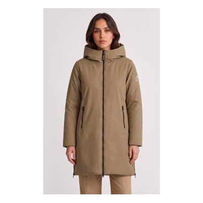 ECOALF para mulher. MCWGAJKMATI00274W26-534 Casaco Mati bege (XS), Casual, Polister Reciclado ECOALF para mulher. MCWGAJKMATI00274W26-534 Casaco Mati bege (XS), Casual, Polister Reciclado