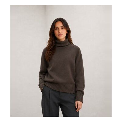 ECOALF para mulher. MCWGAKNCAQUI0632W26-546 Camisola Caqui castanho-escuro (XS), Marrom, Casual, Manga comprida, Sustentável, L Reciclada ECOALF para mulher. MCWGAKNCAQUI0632W26-546 Camisola Caqui castanho-escuro (XS), Marrom, Casual, Manga comprida, Sustentável, L Reciclada