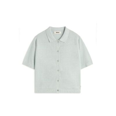 ECOALF para mulher. MCWGAKNJUNIP0636S24-149 Camisola Juniper azul (S), Casual, Linho, Manga curta ECOALF para mulher. MCWGAKNJUNIP0636S24-149 Camisola Juniper azul (S), Casual, Linho, Manga curta