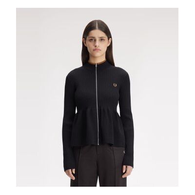 Fred Perry para mulher. K3112 Cardigã AED preto (36), Casual, Poliamida, Sustentável Fred Perry para mulher. K3112 Cardigã AED preto (36), Casual, Poliamida, Sustentável
