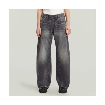G-Star para mulher. D27690-D537-H147 Jeans Contor 3D Wide cinzento (31/32), Casual, Cinza, Denim, Sustentável, Algodão Reciclado G-Star para mulher. D27690-D537-H147 Jeans Contor 3D Wide cinzento (31/32), Casual, Cinza, Denim, Sustentável, Algodão Reciclado