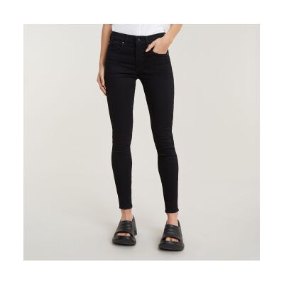 G-Star para mulher. D19079-B964-A810 Jeans Lhana Skinny preto (23/32), Casual, Algodão, Denim G-Star para mulher. D19079-B964-A810 Jeans Lhana Skinny preto (23/32), Casual, Algodão, Denim